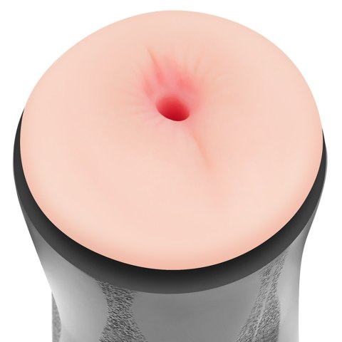 Masturbator dwustronny, dwa otwory analny i waginalny. Stymulacja penisa.
