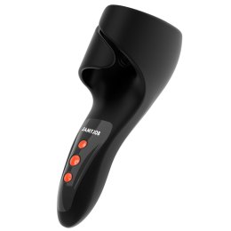 JAMYJOB™ – Pulsar Wand Black | Masturbator silikonowy z wibracjami i pulsacją