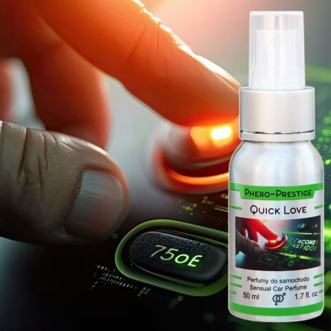 Perfumy zapach premium do wnętrza samochodu Quick Love 50 ml Perfumy zapach premium do wnętrza samochodu Quick Love 50 ml