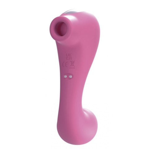 Różowy stymulator łechtaczki. Stymulacja miejsc intymnych kobiet. Różowy stymulator łechtaczki. Stymulacja miejsc intymnych kobiet.