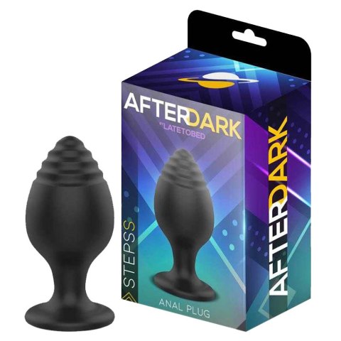 Silikonowy, czarny korek dla kobiet i mężczyzn Steps S Anal Plug 6 cm Silikonowy, czarny korek dla kobiet i mężczyzn Steps S Anal Plug 6 cm