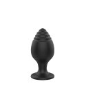 Silikonowy, czarny korek dla kobiet i mężczyzn Steps S Anal Plug 6 cm Silikonowy, czarny korek dla kobiet i mężczyzn Steps S Anal Plug 6 cm
