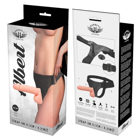 Strap-on z jądrami w cielistym kolorze. Regulowany pas. Sztywny, a zarazem elastyczny penis. Strap-on z jądrami w cielistym kolorze. Regulowany pas. Sztywny, a zarazem elastyczny penis.