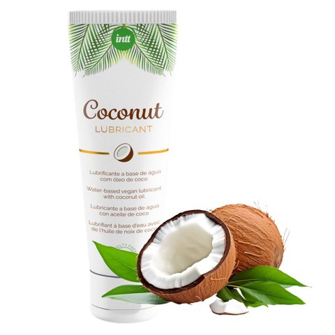 Żel intymny smakowy, na bazie wody. Lubricant Coconut Vegan 100 ml. Żel intymny smakowy, na bazie wody. Lubricant Coconut Vegan 100 ml.