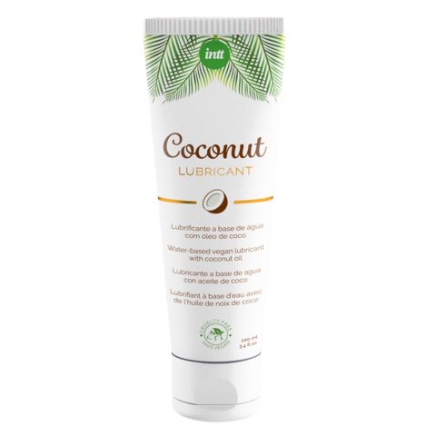 Żel intymny smakowy, na bazie wody. Lubricant Coconut Vegan 100 ml. Żel intymny smakowy, na bazie wody. Lubricant Coconut Vegan 100 ml.