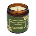 Zmysłowa świeca sojowa do romantycznych chwil. Świeca o zapachu Mystic Tobacco Essence.