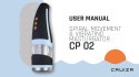 CRUIZR™ CP02 | Automatyczny masturbator obrotowo–wibracyjny z adapterem