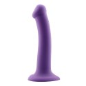 Dildo silikonowe na przyssawce, rozmiar S. Elastyczne. Do uprzęży. Bouncy