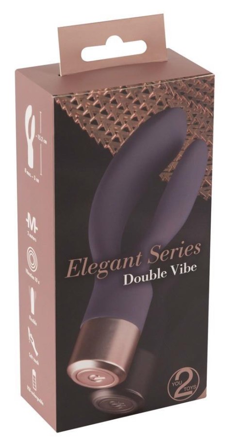 Elegant Vibrator Double Vibe | Podwójny Wibrator Króliczek Elegant Vibrator Double Vibe | Podwójny Wibrator Króliczek