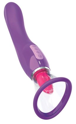 FFH – Her Ultimate Pleasure Purple | Wibrator 3w1 z Ssaniem i Stymulatorem Łechtaczki
