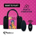 FeelzToys Panty Vibe Black – wibrator do majtek z pilotem FeelzToys Panty Vibe Black – wibrator do majtek z pilotem