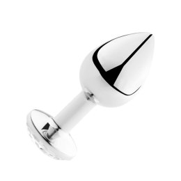 Metal Butt Plug Clear Crystal™ L | Luksus • Wypełnienie • Biżuteria Intymna