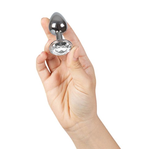 Metal Butt Plug Clear Crystal™ L | Luksus • Wypełnienie • Biżuteria Intymna Metal Butt Plug Clear Crystal™ L | Luksus • Wypełnienie • Biżuteria Intymna