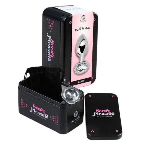 Metal Butt Plug Clear Crystal™ L | Luksus • Wypełnienie • Biżuteria Intymna Metal Butt Plug Clear Crystal™ L | Luksus • Wypełnienie • Biżuteria Intymna