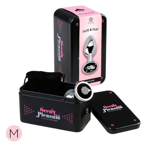 Metal Butt Plug Black™ M | Elegancja • Zmysłowość • Biżuteria Intymna Metal Butt Plug Black™ M | Elegancja • Zmysłowość • Biżuteria Intymna