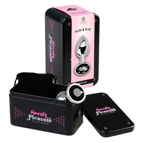Metal Butt Plug Black™ M | Elegancja • Zmysłowość • Biżuteria Intymna Metal Butt Plug Black™ M | Elegancja • Zmysłowość • Biżuteria Intymna