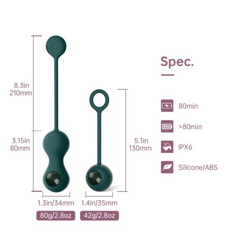 Magic Motion Crystal Duo – Inteligentny Wibrator Kegla z Ciężarkami | Trening i Przyjemność Magic Motion Crystal Duo – Inteligentny Wibrator Kegla z Ciężarkami | Trening i Przyjemność