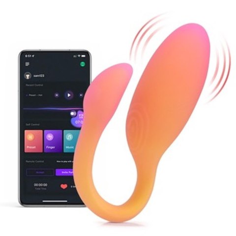 Magic Motion™ Flamingo Max Vibrating Bullet – Orange | Wibrator + Trener Kegla Magic Motion™ Flamingo Max Vibrating Bullet – Orange | Wibrator + Trener Kegla