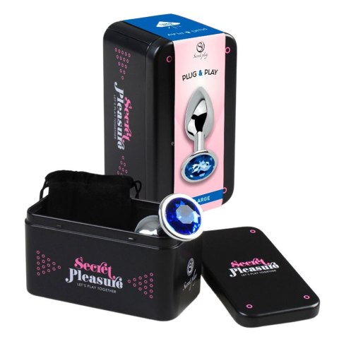 Metal Butt Plug Blue™ L | Intensywność • Styl • Biżuteria Intymna Metal Butt Plug Blue™ L | Intensywność • Styl • Biżuteria Intymna