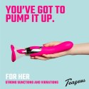 Pleasure Pump With G-Spot Vibrator – Pink | Pompka Intymna z Wibratorem