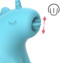 Stymulator do łechtaczki z funkcją lizania, silikonowy. Kształt jednorożca