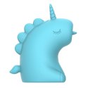 Stymulator do łechtaczki z funkcją lizania, silikonowy. Kształt jednorożca