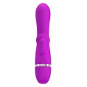 Wibrator rabbit silikonowy 30 trybów wibracji. Ergonomiczny kształt