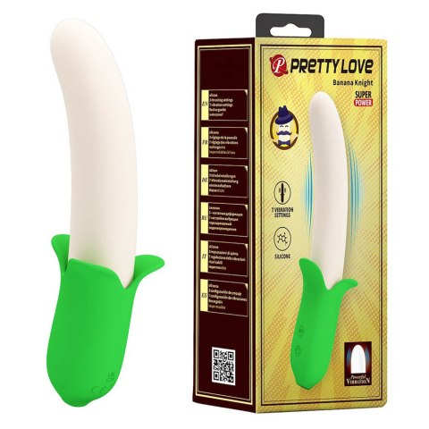 Wibrator silikonowy dla kobiet w kształcie banana. Zabawa solo i w parze Wibrator silikonowy dla kobiet w kształcie banana. Zabawa solo i w parze