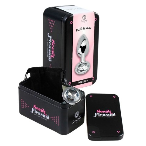 Metal Butt Plug Clear Crystal™ M | Styl • Komfort • Luksus Metal Butt Plug Clear Crystal™ M | Styl • Komfort • Luksus
