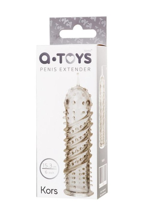 A-TOYS, Penis Sleeve, TPR, Transparent, 15.5 cm A-TOYS, Penis Sleeve, TPR, Transparent, 15.5 cm