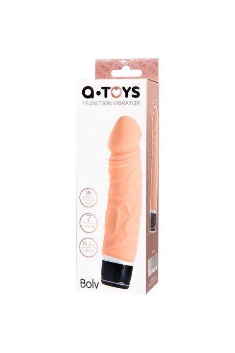 A-TOYS, Realistic Multi-Speed Vibrator, Silicone, Vibration Modes, 15.9 CM A-TOYS, Realistic Multi-Speed Vibrator, Silicone, Vibration Modes, 15.9 CM