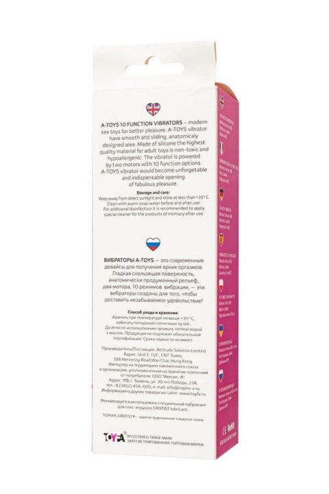 A-TOYS, Vibrator Kari, silicone, 10 speeds A-TOYS, Vibrator Kari, silicone, 10 speeds