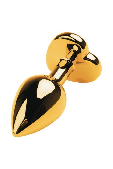 Gold anal plug with gem Gold anal plug with gem