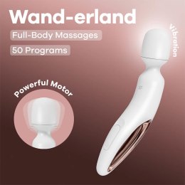 Wand-erland (White/Rosegold) | Elegancki Masażer Różdżkowy