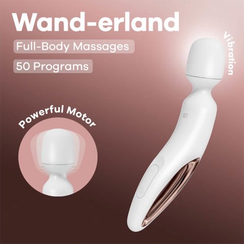 Wand-erland (White/Rosegold) | Elegancki Masażer Różdżkowy Wand-erland (White/Rosegold) | Elegancki Masażer Różdżkowy