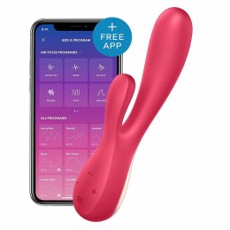 Wibrator króliczek Satisfyer Mono Flex Red – sterowany aplikacją