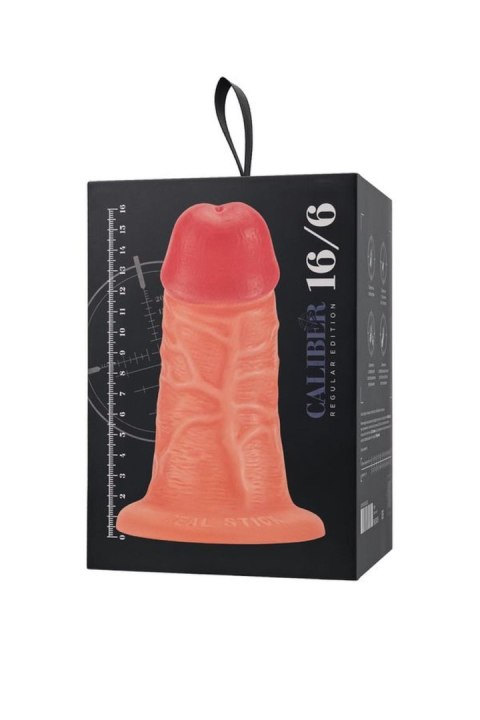 Realistic dildo Caliber 16/6 , PVC, flesh, length 16cm, diameter 6cm Realistic dildo Caliber 16/6 , PVC, flesh, length 16cm, diameter 6cm