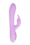 Vibrating roller with rotating clitoral stimulator JOS Jammy, silicone, purple, 22.5 cm
