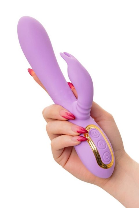 Vibrating roller with rotating clitoral stimulator JOS Jammy, silicone, purple, 22.5 cm Vibrating roller with rotating clitoral stimulator JOS Jammy, silicone, purple, 22.5 cm
