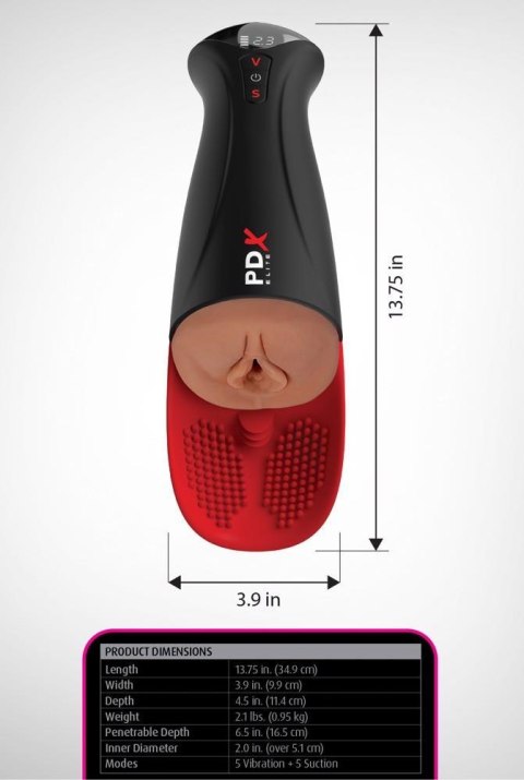 PDXE Fuck-O-Matic Pro XL Brown PDXE Fuck-O-Matic Pro XL Brown