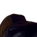 Mask with Brown Ponytail - Black Mask with Brown Ponytail - Black