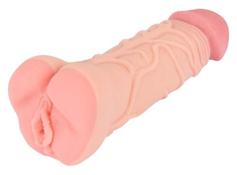 Nature Skin 2in1 Extension + Masturbator – realistyczny rękaw 2w1 Nature Skin 2in1 Extension + Masturbator – realistyczny rękaw 2w1