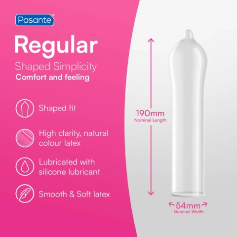 Pasante Regular Condoms Bulk 144 pcs Pasante Regular Condoms Bulk 144 pcs