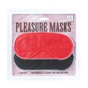 Maska-PLEASURE MASKS 2 PCS RED/BLACK Maska-PLEASURE MASKS 2 PCS RED/BLACK