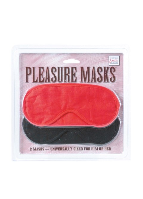 Maska-PLEASURE MASKS 2 PCS RED/BLACK Maska-PLEASURE MASKS 2 PCS RED/BLACK