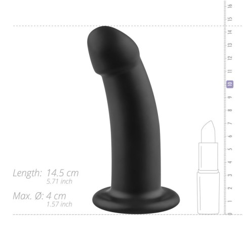No-Parts - Charlie Dildo 14.5 cm - Black No-Parts - Charlie Dildo 14.5 cm - Black