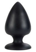 Gruby plug analny zatyczka korek czarny silikonowy Gruby plug analny zatyczka korek czarny silikonowy