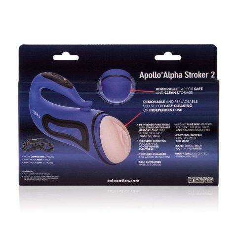 Masturbator-APOLLO ALPHA STROKER 2 BLUE Masturbator-APOLLO ALPHA STROKER 2 BLUE