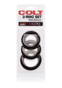 Pierścień-COLT 3 RING SET BLACK Pierścień-COLT 3 RING SET BLACK