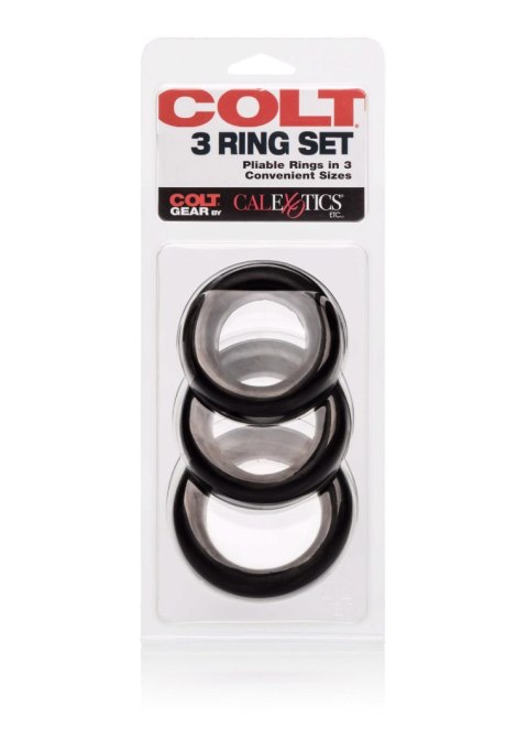 Pierścień-COLT 3 RING SET BLACK Pierścień-COLT 3 RING SET BLACK
